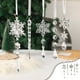 thumbnail image 4 of Adorno de Navidad colgante con forma de árbol hueco, efecto espejo, color blanco, ideal para escaparates Rkxzt, 4 of 7