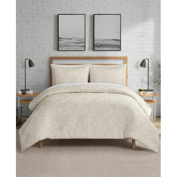 Lucky Brand Ava Floral Jacquard 3-Pc. Duvet Cover Set, Full/Queen