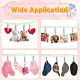thumbnail image 7 of NOGIS Stuffed Animal Storage Chain - 78.4 inch Toys Holder for Plush Animal Hanging or Corner Stuffed Animal Storage Suitable Hanging Plush Toys, Hats, Socks, Photos,Nursery Room Wall Decor, 7 of 7