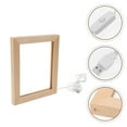 thumbnail image 3 of CIMAXIC 1Set Rectangular Desktop Photo Frame With Led Lighting For Living Room And Study Room,9.06"X6.69"X0.71", 3 of 4
