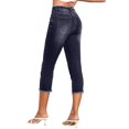 thumbnail image 3 of Women's high waist nine-point jeans fashion straight nine-point pants, 3 of 9
