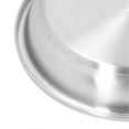 thumbnail image 4 of Assiette creuse en acier inoxydable robuste pour salade et soupe, vaisselle pour la cuisine à domicile, 28 cm, 4 of 4