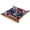 12x18 ines, variant on Women Girls Leather Square Dish Trinket Plate Jewelry Tray for Mothers Day Birthday Gift, Sugar Skull USA Flag