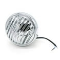 thumbnail image 5 of Retro Vintage Side Mount Grill Motorcycle Headlight Lamp For Cruisers Choppers Bobber VT Cafe Racer, 5 of 6