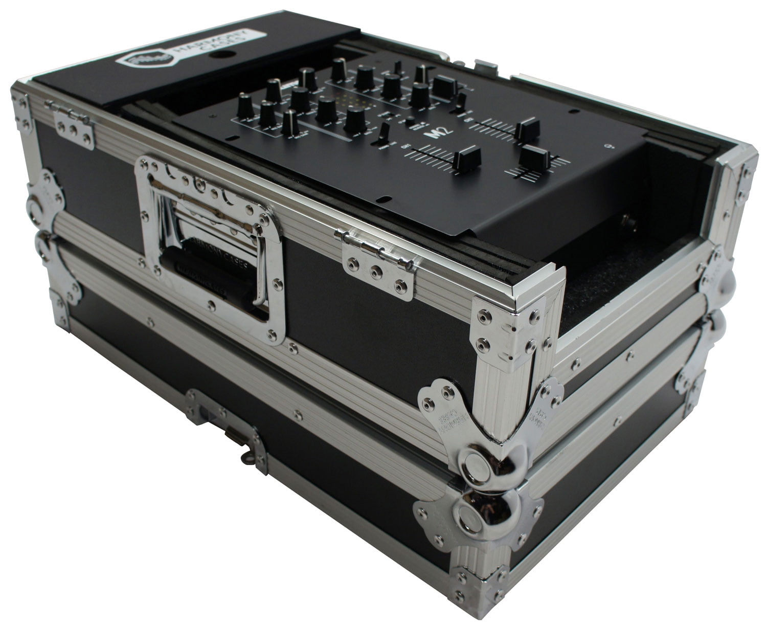 Harmony Cases HC10MIX Flight DJ Road 10 Mixer Custom Case fits Behringer NOX101
