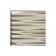 thumbnail image 1 of FASÄDE Easy Installation Dunes Brushed Nickel Wall Panel Sample (12" X 12" Sample), 1 of 1