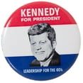thumbnail image 2 of John F. Kennedy For President and Jackie 1960 Campaign Historical Replica Pins Button 1.5", 2 of 3