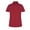 Maroon, variant on Monterey Club Women's Microfiber Solid Tailored Collar Short Sleeve Golf Polo Shirt #4060