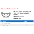 thumbnail image 2 of Idle Valve Gasket - Compatible with 1995 - 1997 Nissan Pickup 2.4L 4-Cylinder 1996, 2 of 2