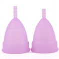 thumbnail image 3 of Duety Menstrual Cups - Set of 2 Reusable Period Cups - Premium Design with Soft, Flexible, Medical-Grade Silicone, 3 of 9
