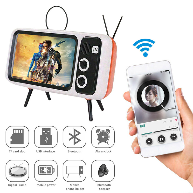 retro bluetooth phone holder