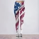 thumbnail image 4 of WILLBEST Leggings Con Estampado Tie Dye Del Día de La Independencia Para Mujer, Pantalones de Yoga de Cintura Alta, Para Entrenamiento, Correr, Atléticos, Elásticos y Cómodos Extra Grande, 4 of 5