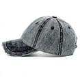 thumbnail image 3 of SikaFu Washed Cotton Cap Denim Plain Moto Gp Baseball Cap for Men Women Casual Outdoor Snapback Caps Kpop кепка мужская 여름모자 남성용, 3 of 6