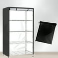 thumbnail image 7 of LAMIRO Waterproof Shelf Storage Shelving Unit Dust Cover Protector Rack Fits Racks 36"L X 18"W X 72"H,Home Accessories,Durable Dustproof Cover, 7 of 7