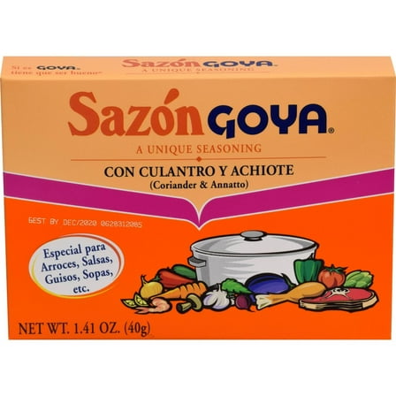 Goya Sazon Culantro y Achiote 1.41oz - Pack of 2
