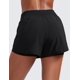 thumbnail image 2 of Shorts CRZ YOGA 2 en 1 con abertura lateral, tiro bajo, 7.5 cm, negro, XL, 2 of 5