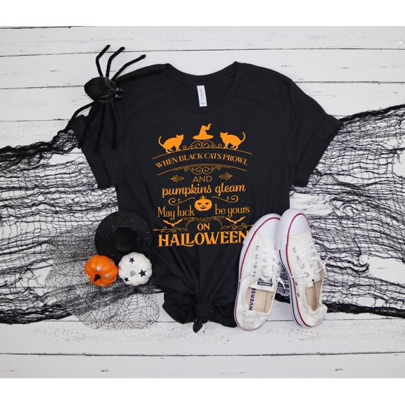 Black Cat Halloween Shirts, Halloween Shirts, Hocus Pocus Shirts,Sanderson Sisters Shirts,