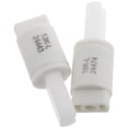 thumbnail image 3 of WEUVEB Soft Close Toilet Seat Buffer Hinges White 2-Pack Quiet Closing Replacement Parts, 3 of 8