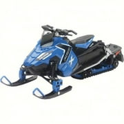 New-Ray 57783B 57783B; Replica 1:16 Snowmobile Polaris Pro-X 800 Blue