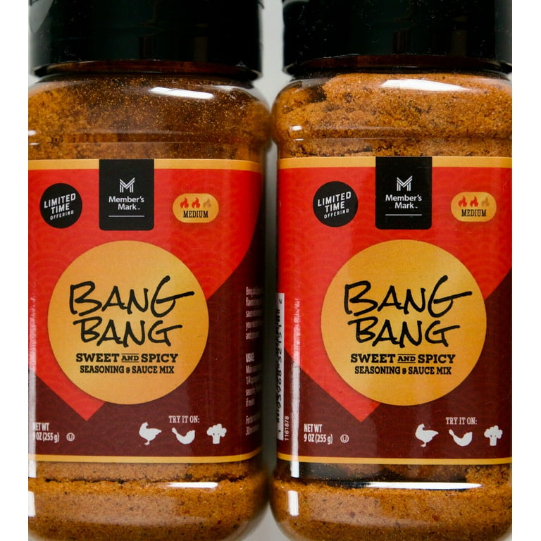 2 pack Member's Mark Bang Bang Sweet & Spicy Seasoning & Sauce Mix (9 oz.  each)