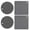 Gray, variant on Harpi Placemats, Heat Resistant Non-Slip Place Mats for Dining Table, Mat Set Silicone Heat Insulation Table Mat Kitchen Pot Scalding Mat Kitchen Mat Casserole Mat Oven Heat Insulation Mat