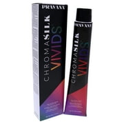 ChromaSilk Vivids Long-Lasting Vibrant Color - Garnet by Pravana for Unisex - 3 oz Hair Color