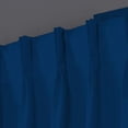 thumbnail image 2 of Homi Drapes Double Pinch Pleated Blackout Curtains Thermal Insulated Room Darkening Drapes for Bedroom/Livingroom Along with 2 Panels,Tiebacks,Hooks (Royal Blue, 30"x54"), 2 of 5