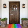 thumbnail image 4 of Kdxio Glitter Rainbow,16" x 24", Non-Slip Front Door Mats,Outdoor Welcome Mat Washable, 4 of 9