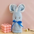 thumbnail image 3 of Nmdmisc Absorbent Cotton Towel Coral Fleece Towel High Density Velvet Bunny Hand Towel Face Towel Soft Bath Towels,Wedding Companion Gift,13.7" * 29.5", 3 of 5