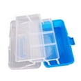 thumbnail image 1 of Folding Three Layer Storage Box, Translucent Plastic Organizer with Large Capacity, Portable Handled Storage Box, Dustproof and Dampproof, Child Proof Opening Design, for Office, 1 of 7