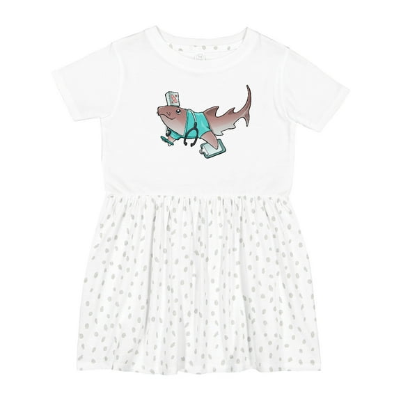 Inktastic Nurse Shark Girls Toddler Dress