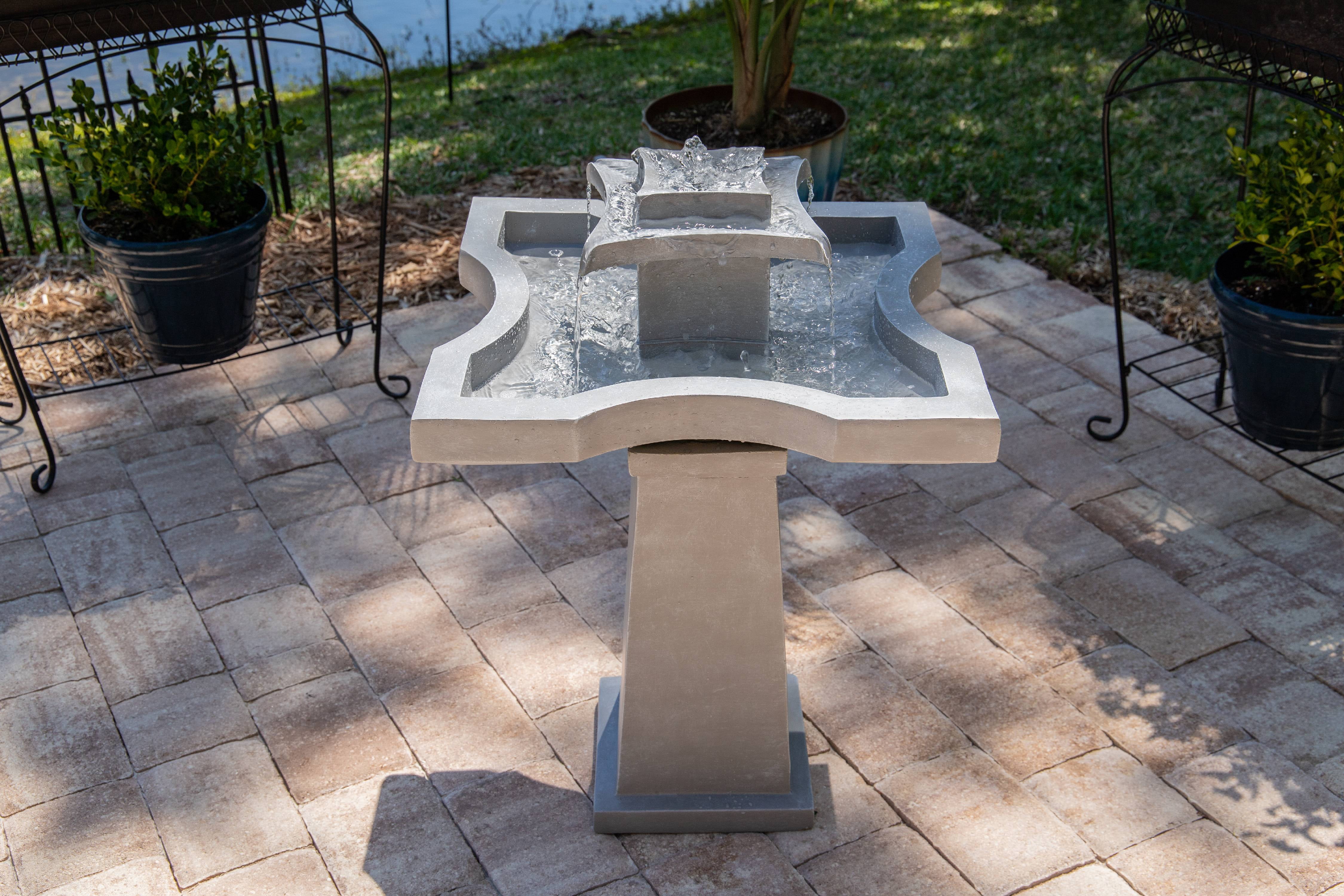 Quad Outdoor Floor Fountain
