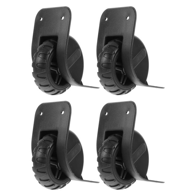 2 Paires Roues de Réparation de Valise Roues de Remplacement pour Bagage Accessoires de Bagage