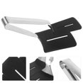 thumbnail image 3 of Silicone Kitchen Cooking Tong Stainless Steel Grill Clamp Multipurpose Barbecue Clamp, 3 of 7