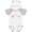 White & Heather w/ Ears, variant on Inktastic Pink Snowflakes Boys or Girls Baby Bodysuit
