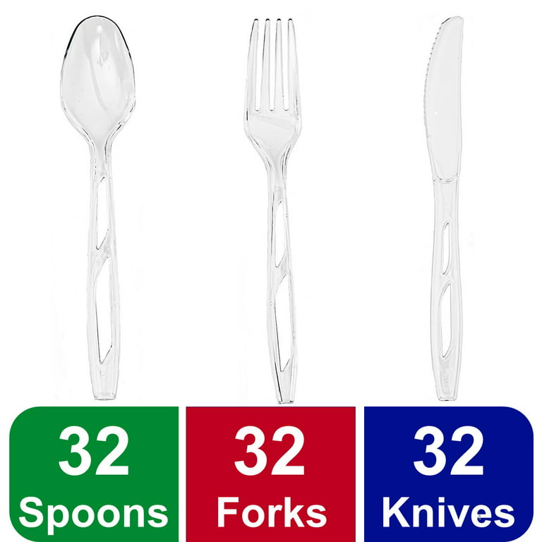 Great Value Everyday Assorted White Cutlery, 360 Count