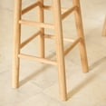 thumbnail image 2 of Winsome Wood Tabby 24? Beveled Seat Stools, 2PC, Multiple Finishes, 2 of 5