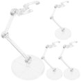 thumbnail image 1 of TABLZONE 4 Pcs Support de Figurine d'Action en Plastique Blanc Robuste Présentoir Réglable pour Modèles, 1 of 7