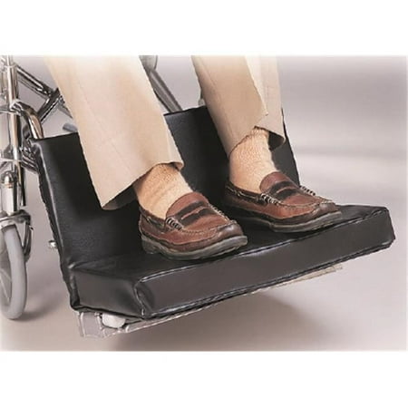 Skil-Care Two-Piece Footrest Extender with 1-Inch Foot Pad, Fits 16"-18" Wheelchairs, Improves Posture and Leg Protection, Adjustable Cushions, 703280