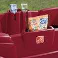 thumbnail image 1 of Step2 Kids Childrens Toddlers Plastic Pull Neighborhood Wagon with 2 Seats, Red, 1 of 4
