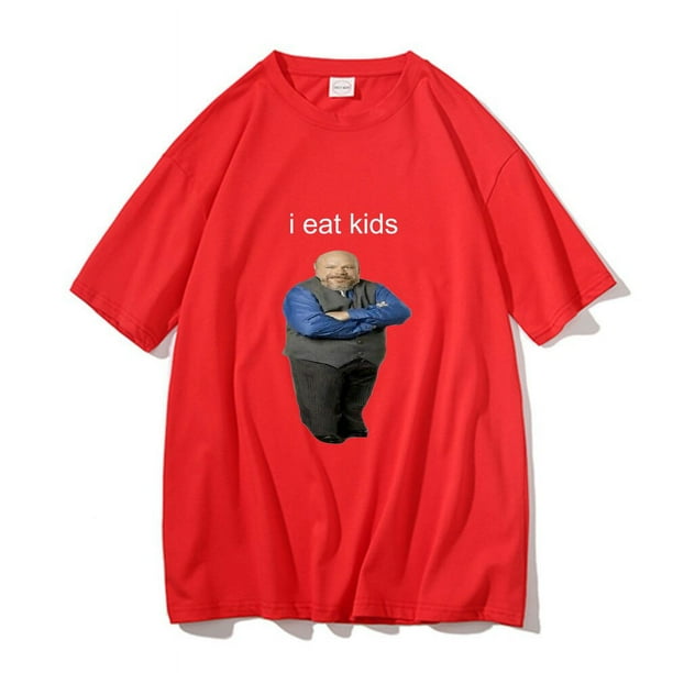 Camiseta divertida de Bertram Eats para niños, camisetas de algodón puro, camiseta informal holgada de manga corta, Verano xuanjing unisex