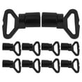 thumbnail image 1 of KONTONTY Yacht Rope Hook Black Plastic For Hooks For Kayaks Dock Lines Hooks Boating 10Set, 1 of 8