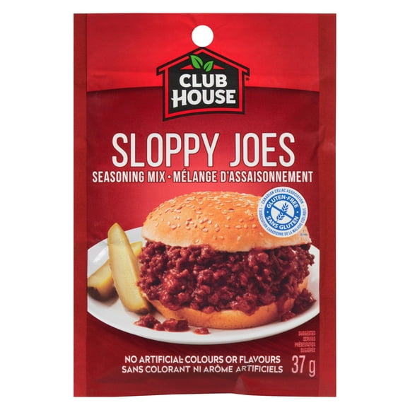Club House, Dry Sauce/Seasoning/Marinade Mix, Sloppy Joe, 37g