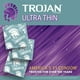 thumbnail image 3 of Condom Trojan Sensitivity Ultra Thin Spermicide 12 unidades, 3 of 9