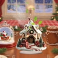 thumbnail image 5 of Taicans ‌7.8in Acrylic Christmas Tree with Snow House & Gifts - Mini Holiday Decor,2D Tabletop Ornament,Winter Wonderland Scene,Perfect Christmas Gift, 5 of 5