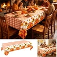 thumbnail image 2 of Fall Thanksgiving Tablecloth Rectangle Festive Washable & Durable for Holiday Dining Table Party Kitchen Indoor Outdoor Fall Decorations for Home by MPOISVA, 2 of 8