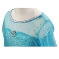 thumbnail image 4 of Girls Costume Elsa Sequin Fancy Princess Dress Up for Birthday Party,Size 10/11, 4 of 6