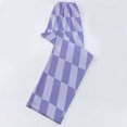 thumbnail image 2 of abtuhar Women Pajama Pants,Women's Casual Cropped Pants Printed Home Clothing Pocket High Waist Comfortable Pants Purple 2XL, 2 of 3