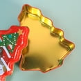 thumbnail image 4 of Xihbxyly Caja de Regalo Navideña con Diseño de Papá Noel y Árbol de Navidad, de Hojalata, para Guardar Dulces, Decoración para El Hogar, con Un Toque Navideño, Hermética, Tamaño 13 X 13 Cm., 4 of 5