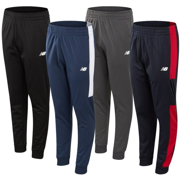 Pantalones deportivos New Balance para niños, paquete de 4, Active Tricot Jogger 14-16